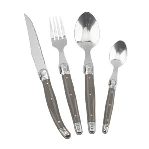 Ensemble de couverts en acier inoxydable de vente chaude ensemble de <span class=keywords><strong>fourchette</strong></span> <span class=keywords><strong>et</strong></span> de cuillère de <span class=keywords><strong>couteau</strong></span> de <span class=keywords><strong>Laguiole</strong></span> français avec la poignée en plastique d'ABS - Product Image 5