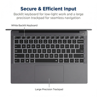 Ordinateur portable professionnel ultra-fin 14 pouces Intel Ultra 5 115U, série Ultra, DDR5 6400MTs, Windows 11, directement de l'usine