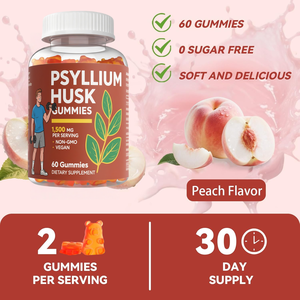 Nhãn hiệu riêng hoàn toàn tùy chỉnh bổ sung trấu 95% 98% 99% hữu cơ chiết xuất hạt giống sợ<span class=keywords><strong>i</strong></span> Psyllium trấu Gummies cho sức khỏe - Product Image 3