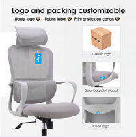 Nouvelle Chaise de Bureau Exécutive Ergonomique Moderne Pivotante en Maille Confortable Réglable Inclinable Pivotante pour Gaming et Tâches Premium 3-5