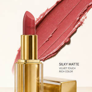 Natural Look <b>Lipstick</b> Matte <b>Waterproof</b> Long Lasting Non stick Cup Golden Square Simple Private Label - Product Image 3