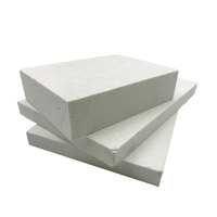 Panneau d'isolation en fibre céramique avec support en silicate d'alumine blanc