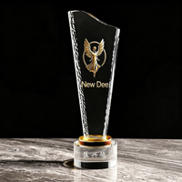 Trophée en cristal personnalisé, écologique et moderne, pour événements de compétition, vente en gros, nouveauté 2026, promotion exceptionnelle