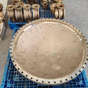 Personnalisation C95800 Couvercle d'extrémité en cuivre bronze pour échangeurs de chaleur - Product Image 1