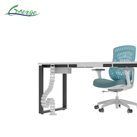 Chaîne de gestion de câbles pliable, réglable, extensible et écologique en plastique pour bureau et atelier