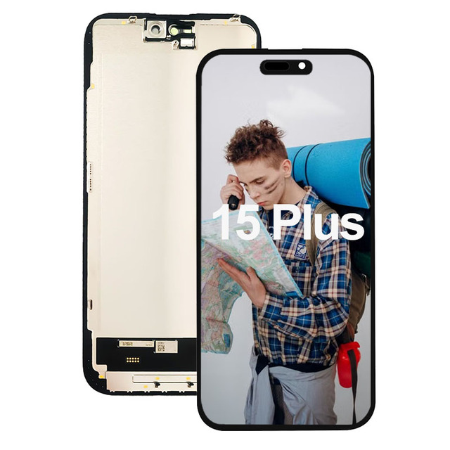Factory Made Incell LCD Screen Assembly for iPhone 15 Plus 6.7 Inch Mobile Display Touch Replacement with Quality Testing