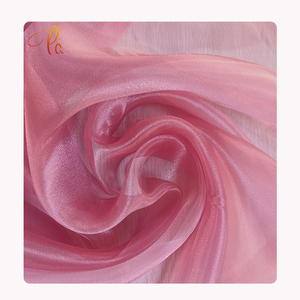 <span class=keywords><strong>Tissu</strong></span> Organza Léger 100% Polyester Personnalisé en Gros pour Robes de Mariage, Textiles de Maison et Sacs - Product Image 1