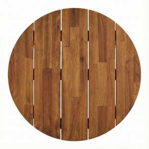 Mesa de Centro de Madera de Acacia Natural, Moderna, Personalizable y Duradera, Estilo Minimalista para Exteriores, Muebles para el Hogar y Picnic en el Jardín - Product Image 2