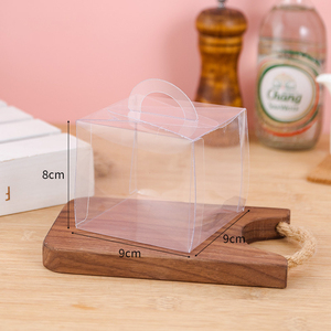 Bán Sỉ Hộp Bánh Hình Tam Giác Bằng Nhựa Trong Suốt Ngày Lễ Tình Nhân Chống Dầu Mỡ Cho Thú Cưng - Product Image 6