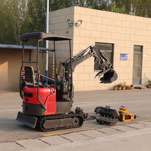 Mini-excavatrice compacte Somate avec moteur Koop - Certifiée CE, rayon de braquage court pour usage agricole/ingénierie - Product Image 3