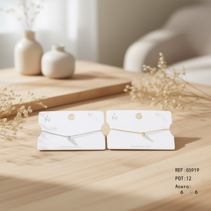 Bracciale a Catena Sottile in Acciaio Inossidabile, Design Minimalista, Gioielli da Donna, Set da 12 Pezzi da 6mm - Product Image 3