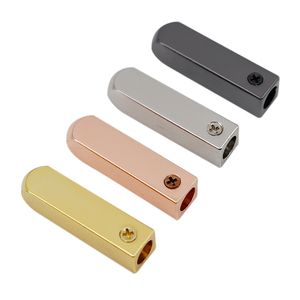 Cordones Weiou Factory, puntas de cordones de metal a la moda, aglets de metal para cordones de zapatos yezzy aglet, espejo con cordón - Product Image 2