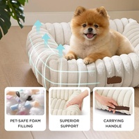 Lit pour chat et chien orthopédique portable, confortable et antidérapant, prix d'usine, pour la maison et le bureau, utilisable toute l'année