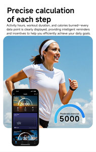 Bracelet électronique intelligent SY07 pour le sport, suivi de la forme physique, fréquence cardiaque, localisation de l'appareil et alerte de batterie faible, notifications intelligentes - Product Image 6