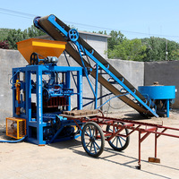 Machine à briques creuses haute efficacité QT4-40, machine manuelle de fabrication de blocs