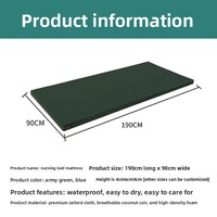 Matelas de lit d'hôpital plat manuel simple ou double face pour hôpitaux et maisons de retraite - Garantie à vie