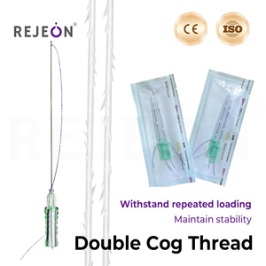 Hilos Tensores Faciales Z Double Cog Thread PCL PLLA PLCL 19G 100MM para Lifting <span class=keywords><strong>Facial</strong></span>, Fios De PDO PLLA, Academia de Capacitación, Master Class, OEM - Product Image 2