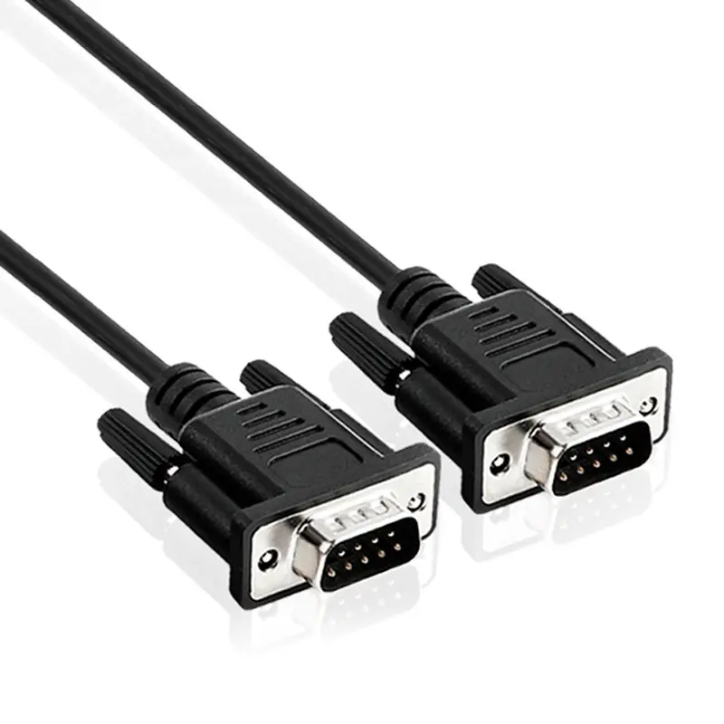 CUSTOM DB9 macho para fêmea RS232 Serial Signal Cable