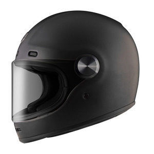 GT4 MATT BLACK casque moto rétro - Product Image 1