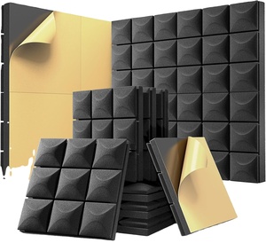 Panneaux acoustiques en <span class=keywords><strong>mousse</strong></span> insonorisante pour décoration moderne, isolation <span class=keywords><strong>acoustique</strong></span> pour studio et bureau - Product Image 1