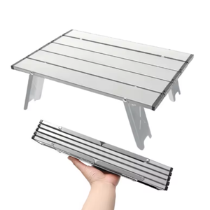 Modern Ultralight Aluminum Foldable Camping <strong>Table</strong> Portable Outdoor Dining for Beach Picnic Patio Furniture Bulk Wholesale - Product Image 1
