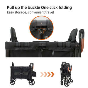 <span class=keywords><strong>Passeggino</strong></span> <span class=keywords><strong>doppio</strong></span> per bambini pieghevole per bambini a 2 posti - Product Image 6