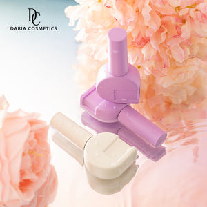 Logotipo personalizado al por mayor <span class=keywords><strong>10</strong></span> ml púrpura diseño ovalado UV esmalte de uñas en gel botella de vidrio con tapa y cepillo UV - Product Image 6