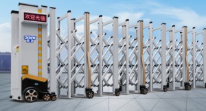 Hiện Đại Tự Động Điều Khiển Từ Xa Hợp Kim Nhôm Hàng Rào Cổng Mới Điện Trượt Có Thể Thu Vào Đu Phong Cách Cho Ngôi Nhà Hiện Đại Xây Dựng - Product Image 6