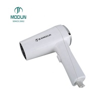 Sèche-cheveux mural en plastique pour hôtel avec moteur DC, diffuseur électrique, 1100W, IPX1, résistant aux éclaboussures