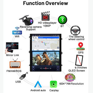 Autoradio con pantalla táctil de 9,7 pulgadas, <span class=keywords><strong>Android</strong></span> Tesla, reproductor de Radio Multimedia para coche, navegación GPS para <span class=keywords><strong>Renault</strong></span> KOLEOS <span class=keywords><strong>Megane</strong></span> 4 <span class=keywords><strong>2016</strong></span>-2019 - Product Image 3