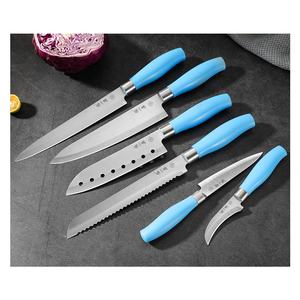 Cuchillo de <span class=keywords><strong>Chef</strong></span> japonés de 7 pulgadas, cuchillo santoku ergonómico de acero inoxidable 3cr13 con mango de PP, <span class=keywords><strong>precio</strong></span> al por mayor - Product Image 5