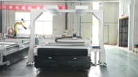 CNC-Vibrationsmesser-Plotter für Maßgeschneiderte Aufnäher, Embleme, Hutbesatz und Stickerei-Stabilisator-Schneiden