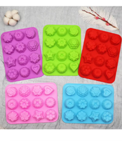 Moules à gâteau en silicone pour fondant, chocolat, bonbons, gelée, artisanat - Forme carrée, résistants au four