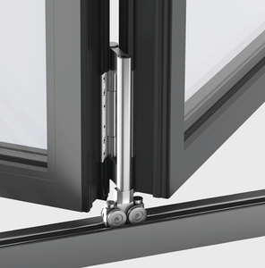 Puerta Plegable Ultra Delgada de Aluminio con Vidrio Panorámico para Hotel de Lujo, Villa, Patio y Balcón, Sistema de Rotura Térmica - Product Image 2
