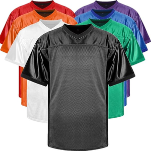 American Football Jersey Sport-T-Shirt Met Korte Mouwen Voor De Zomer Oefenfootball - Product Image 1