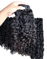Extensions de cheveux humains pas chères, double tirage, cuticules alignées, lots de tissage de cheveux bruts cambodgiens ondulés Brumese, pour revendeurs