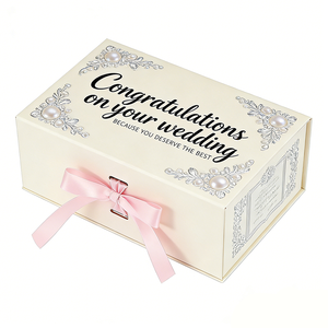 Boîte vide OEM personnalisée pour femme de chambre boîtes d'emballage magnétique pour <span class=keywords><strong>faire</strong></span>-<span class=keywords><strong>part</strong></span> de <span class=keywords><strong>mariage</strong></span> marié cadeau de demoiselle d'honneur - Product Image 2