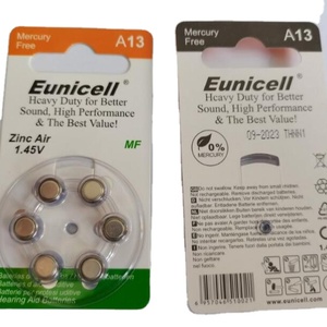 Eunicell 1.4V Button <strong>Battery</strong> for <strong>Hearing</strong> <strong>Aid</strong> <strong>Batteries</strong> <strong>Size</strong> 10 <strong>13</strong> 312 675 - Product Image 3