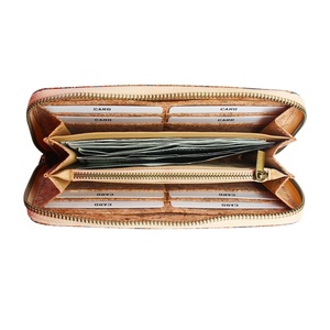 Portefeuille long zippé Boshiho pour femme en liège végétalien, grande capacité, avec compartiment pour smartphone, porte-cartes et pochette à monnaie, cadeau végétalien - Product Image 3
