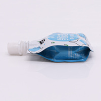 Pochette à bec personnalisée en forme de pingouin pour jus, yaourt, lait, gelée à boire, emballage portable pour aliments liquides, conteneur alimentaire sain, collations