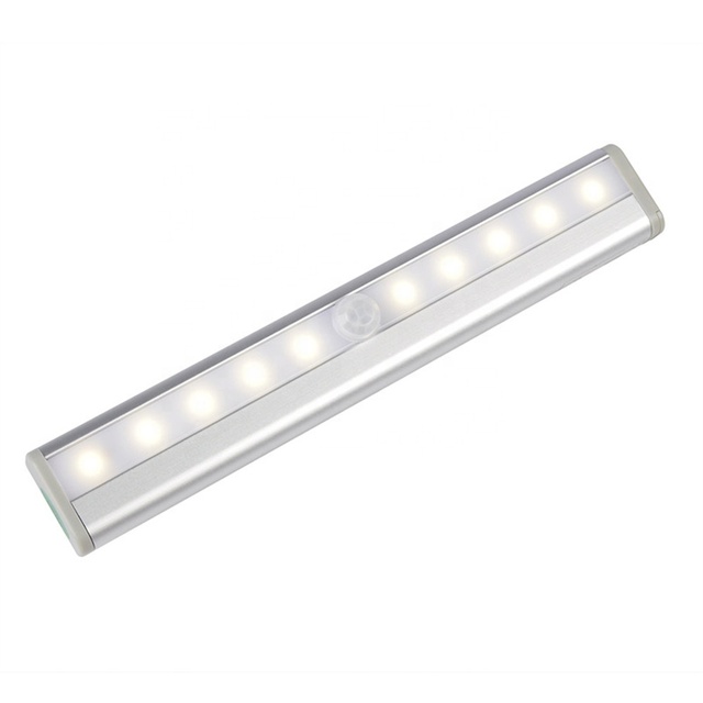 10 LED Bulbs Battery Operated Wireless LED Motion Sensor Night Light for Closet Cabinet Wardrobe Stairs