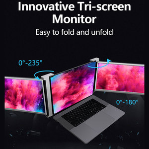 Màn Hình FOPO Ba Múi Giờ, Màn Hình <span class=keywords><strong>15</strong></span> Inch FULL HD 1080P Với Công Suất USB C Hai Màn Hình Cho Máy Tính Xách Tay - Product Image 5