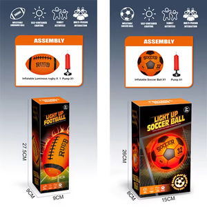 ลูกบอลรักบี้เป่าลมเรืองแสงสำหรับเป็นของขวัญสำหรับเด็กของเล่นสำหรับกีฬากลางแจ้งและปาร์ตี้ - Product Image 5