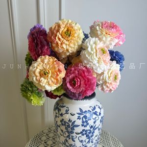 Junheyuan <b>Artificial</b> <b>Hydrangea</b> Single Branch Flower Arrangement For Home Decor Photography Props - Product Image 4