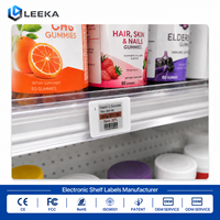LEEKA, fabricant d'Étiquettes d'Étagère Électroniques (EEC), fournit des étiquettes d'étagère électroniques légères à synchronisation en temps réel, en format E-Paper