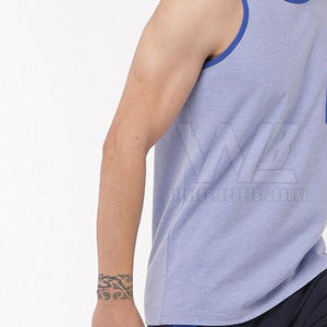 Camiseta sin mangas transpirable de alta calidad para hombre, moda informal de verano, técnica lavada, ropa de verano a bajo precio - Product Image 5