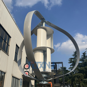 เครื่องกำเนิดไฟฟ้าพลังงานลมแบบไร้แกน FLYT Green Energy กำลังไฟฟ้า 1kw 3kw 5kw 10KW 20kw ปรับแรงดันไฟฟ้าได้ตามต้องการ แบบติดตั้งแนวตั้ง - Product Image 1