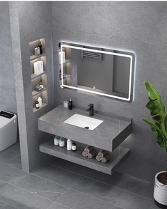 Bathroom Vanity Project Sanitary Furniture Wholesale Aluminum Bathroom Cabinet Complete Cheap - Product Image 3