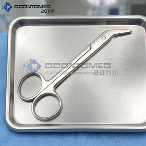 Ciseaux à fil Odontomed 2011 Roger de haute qualité, instruments chirurgicaux courbés en acier inoxydable, certifiés CE, garantie de 3 ans - Product Image 3