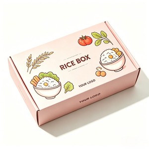 Caja de Embalaje Plegable para Pollo Asado BBQ, Caja para Arroz con su Información Personalizada, Contenedor de Comida para Llevar con Tapa - Product Image 4